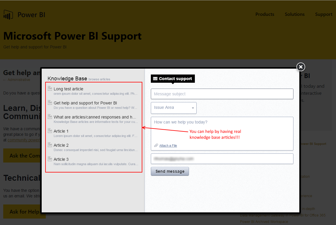 Microsoft’s PowerBI Knowledge Base offers lorem ipsum (and little more ...
